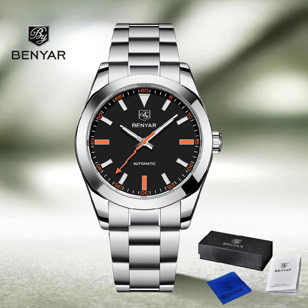 Mens Mechanical Watch - Nouvelles montres de mode BENYAR DESIGN