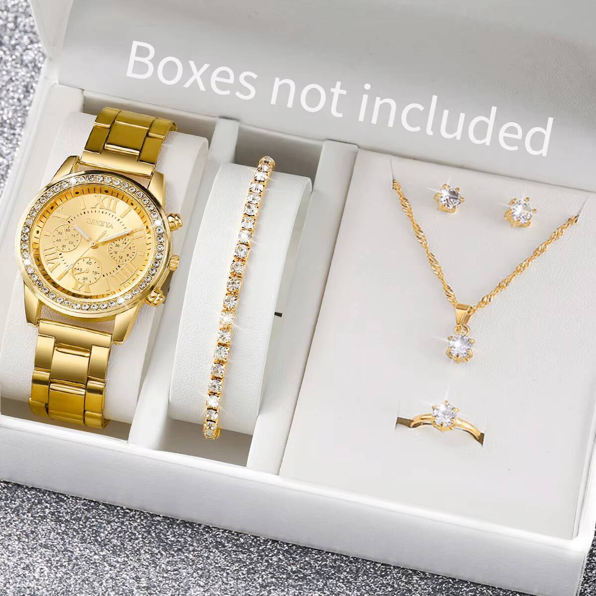 Jewelry Box Organizer Watches - Ensemble de 6 montres pour femmes,