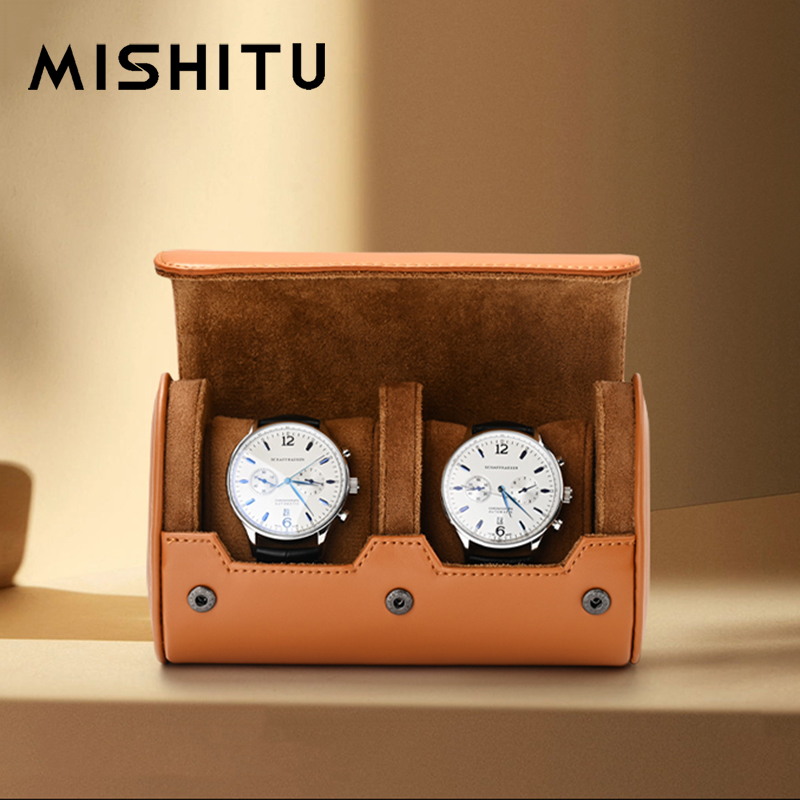 Jewelry Box Organizer Watches - MISHITU 1/2/3-slot montre stockage rouleau sac