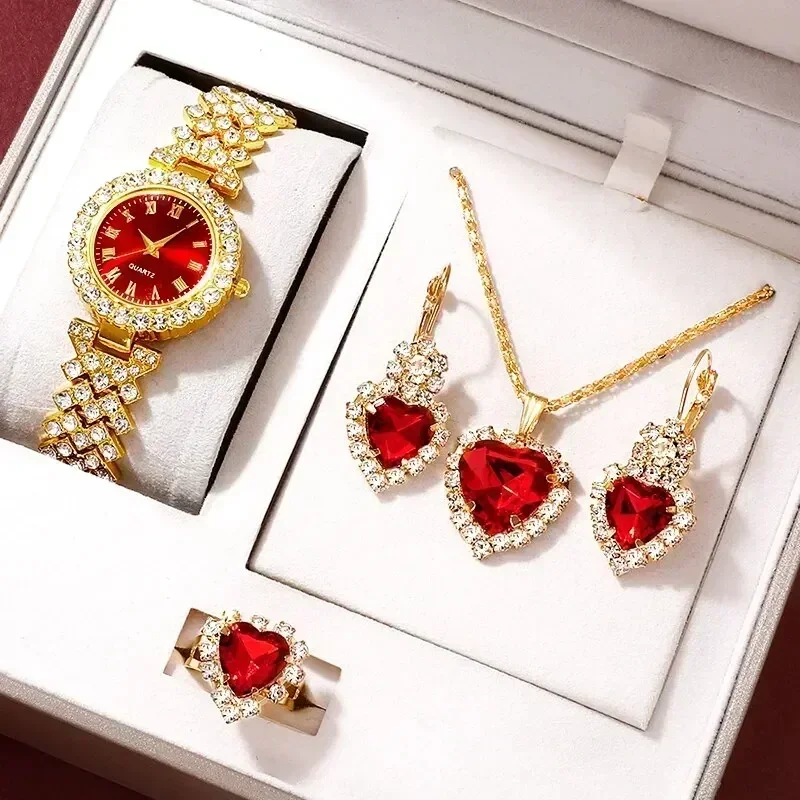 Jewelry Watches Luxury - Ensemble de bijoux de luxe doré