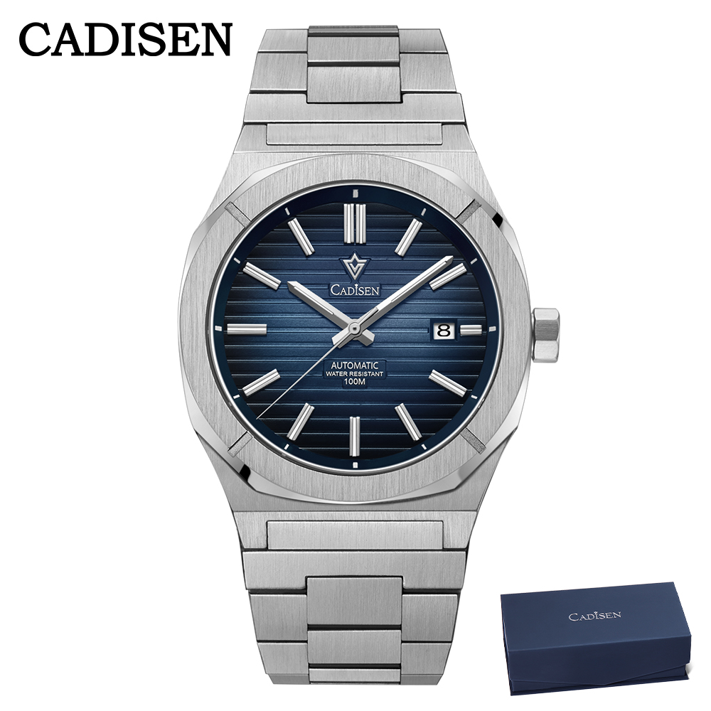 Mens Mechanical Watch - CADISEN 2026 montre de plongée saphir