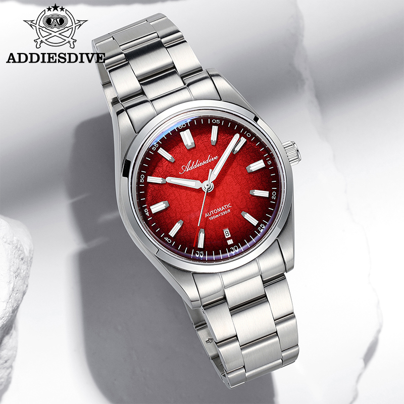 Mens Mechanical Watch - ADDIESDIVE montre pour cadeau 39mm automatique