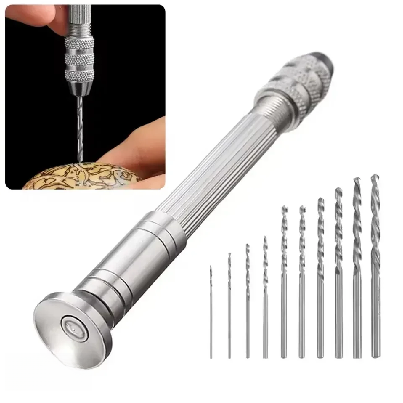 Watches & Jewelry Tsukiu - Mini perceuse manuelle 0,8-3,0 mm pour