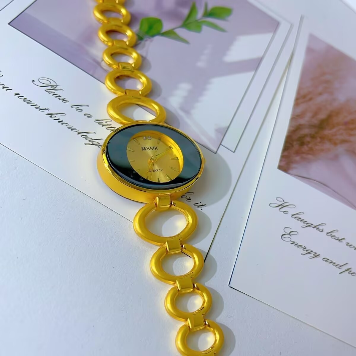 Jewelry Watch - Montre américaine plaquée or 24 carats,