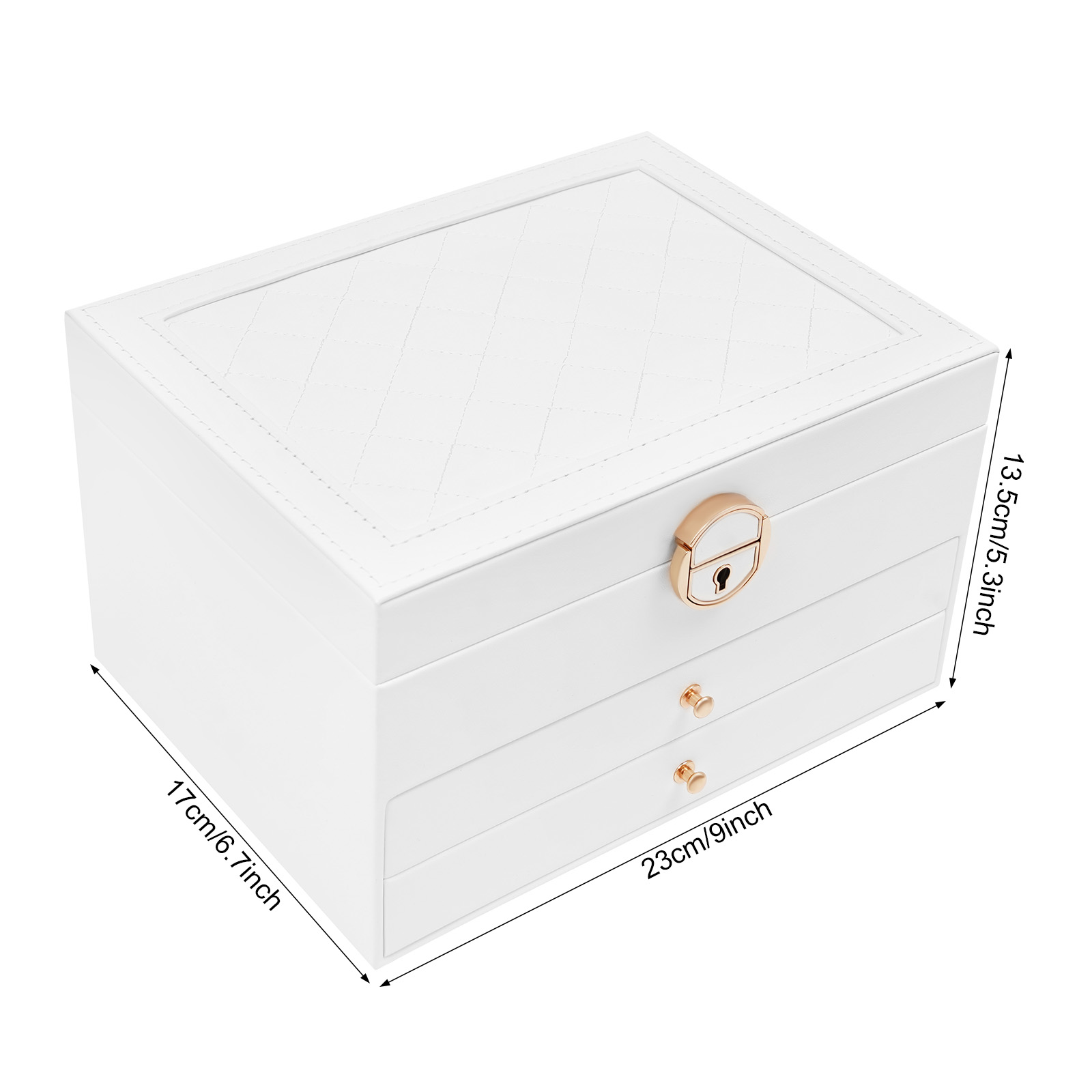 Boîte de rangement à 3 niveaux - Jewelry Eyewear Watches & Accessories avis et prix
