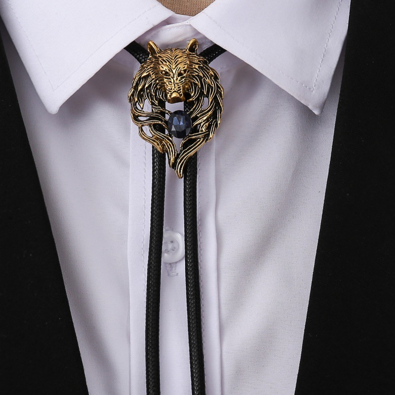 Cravate bolo rétro pour homme  - Wolf Jewelry & Watches Tampa Reviews avis et prix