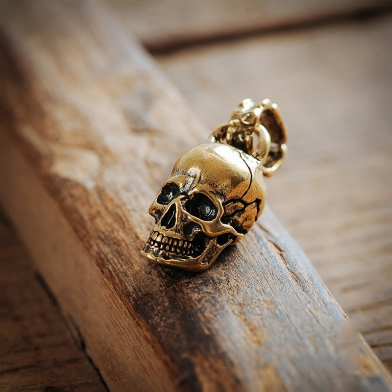 Porte-clés vintage punk tête d - Gothic Skull Ring avis et prix
