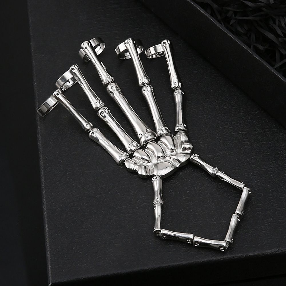 Bracelet en métal fête Punk go - Gothic Skull Ring avis et prix