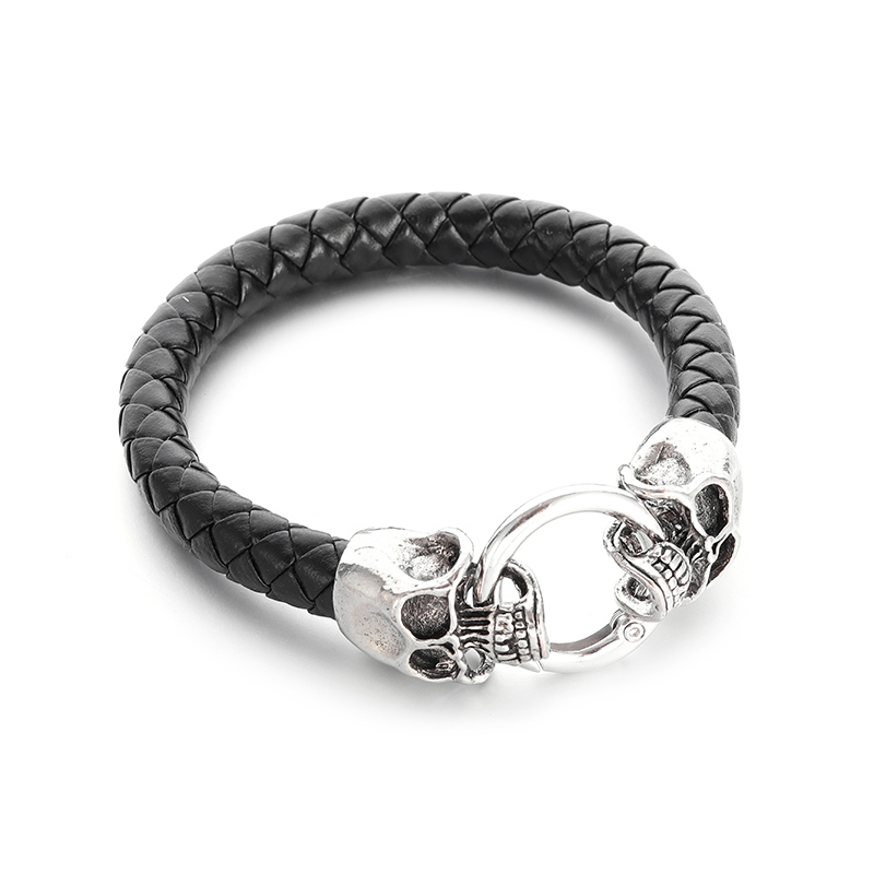 Bracelet gothique en cuir tres - Gothic Skull Ring avis et prix