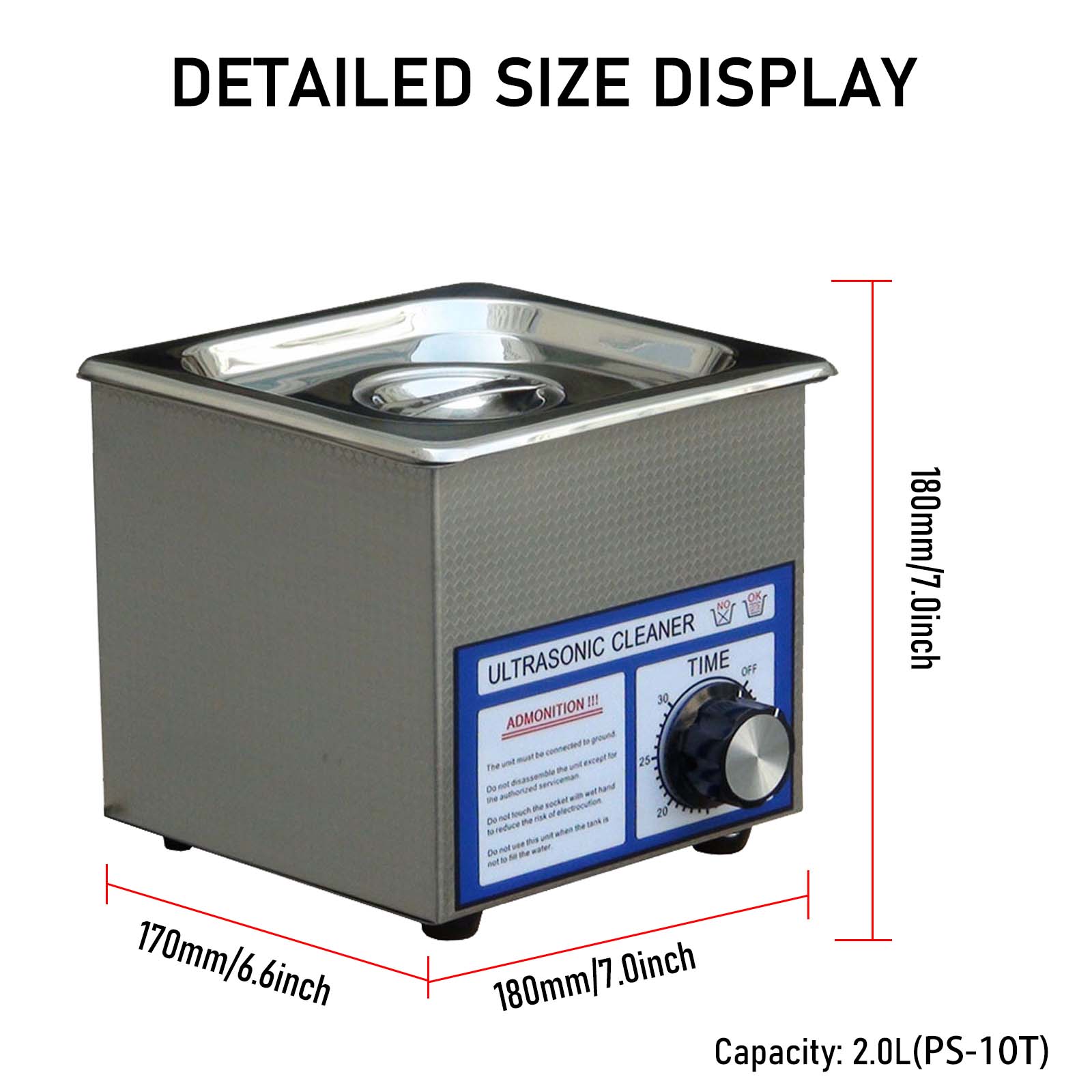 1.3L-3L Nettoyeur à ultrasons  - Jewelry Eyewear Watches & Accessories avis et prix
