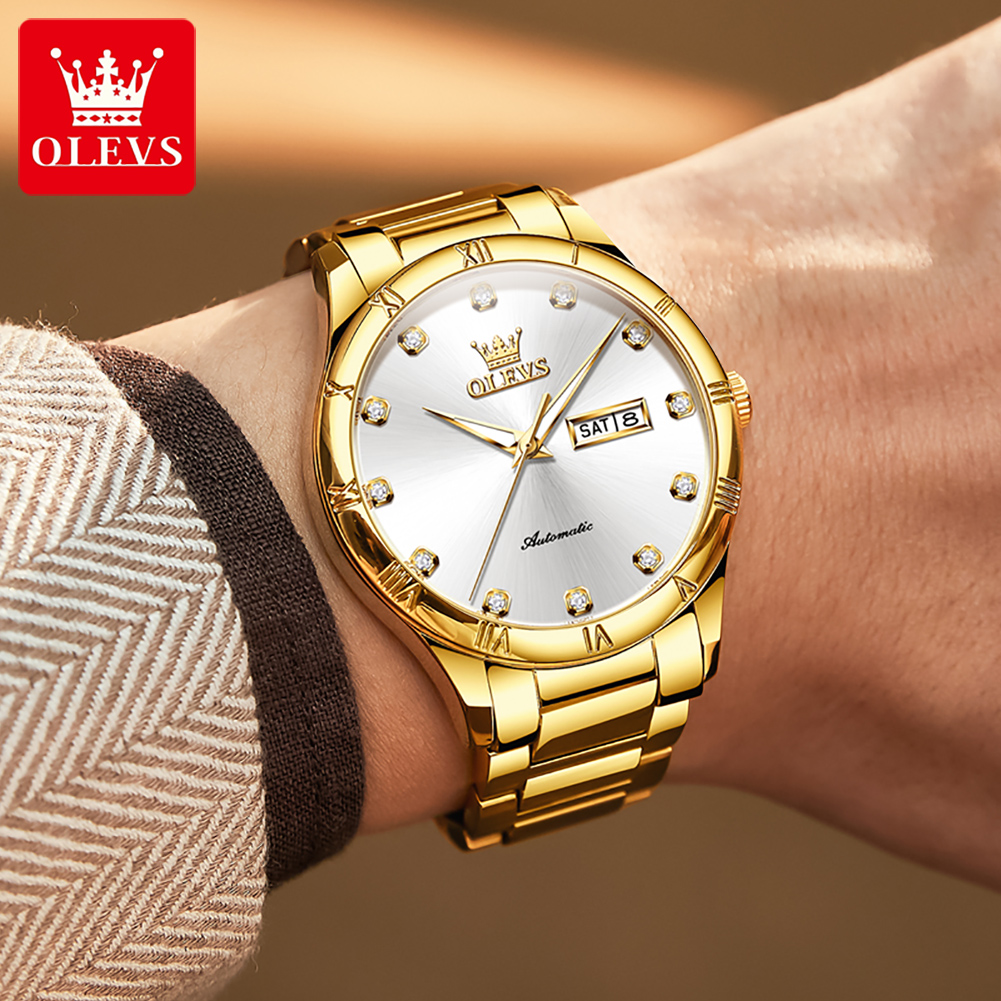 OLEVS montres pour hommes de l - Mens Mechanical Watch avis et prix