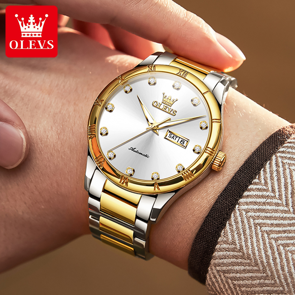 OLEVS montres pour hommes de l - Mens Mechanical Watch avis et prix
