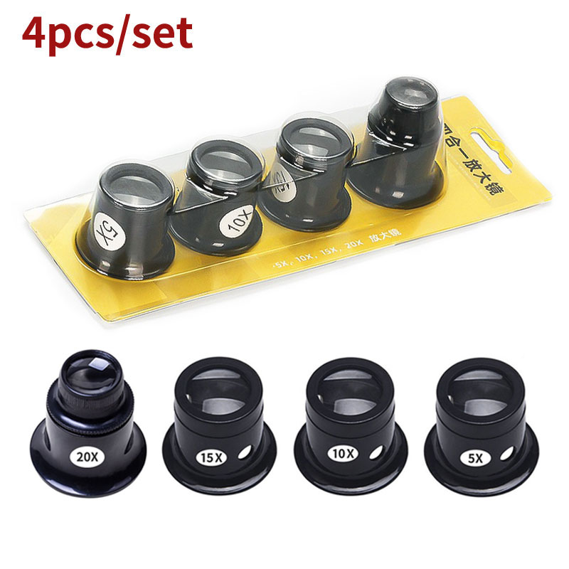 Lot de 4 loupes monoculaires p - Jewelry Eyewear Watches & Accessories avis et prix