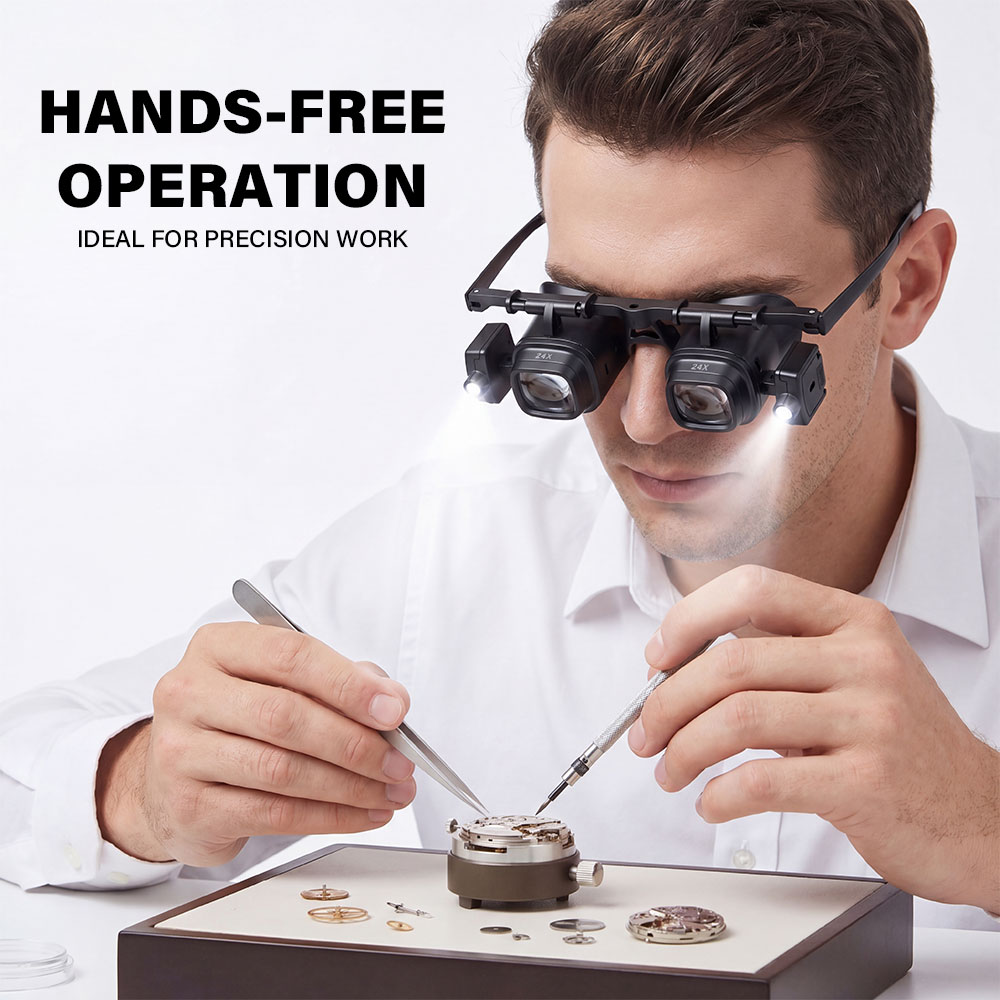 Loupe à bandeau portable 2X-24 - Jewelry Eyewear Watches & Accessories avis et prix