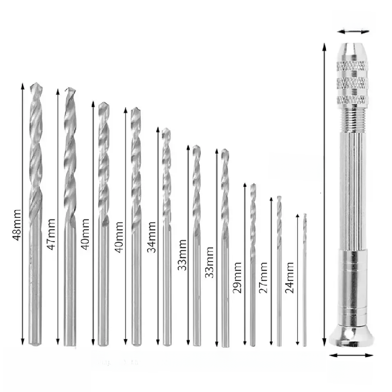 Mini perceuse manuelle 0,8-3,0 - Watches & Jewelry Tsukiu avis et prix