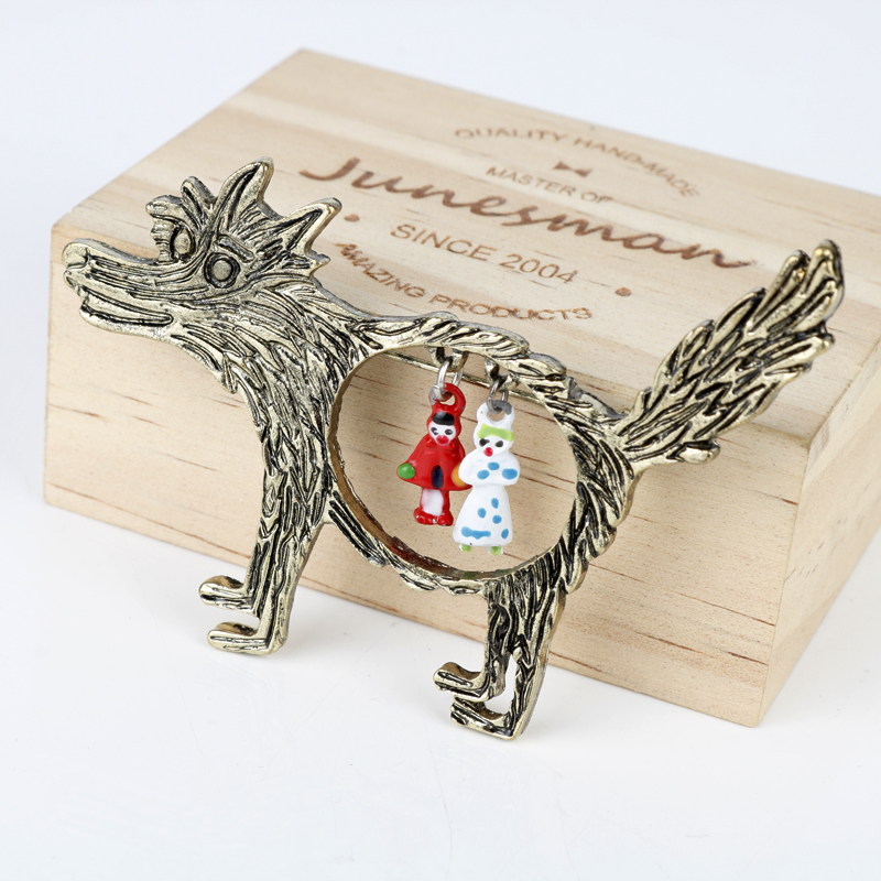 Broche Vintage Loup et Bébés p - Wolf Jewelry & Watches Tampa Reviews avis et prix