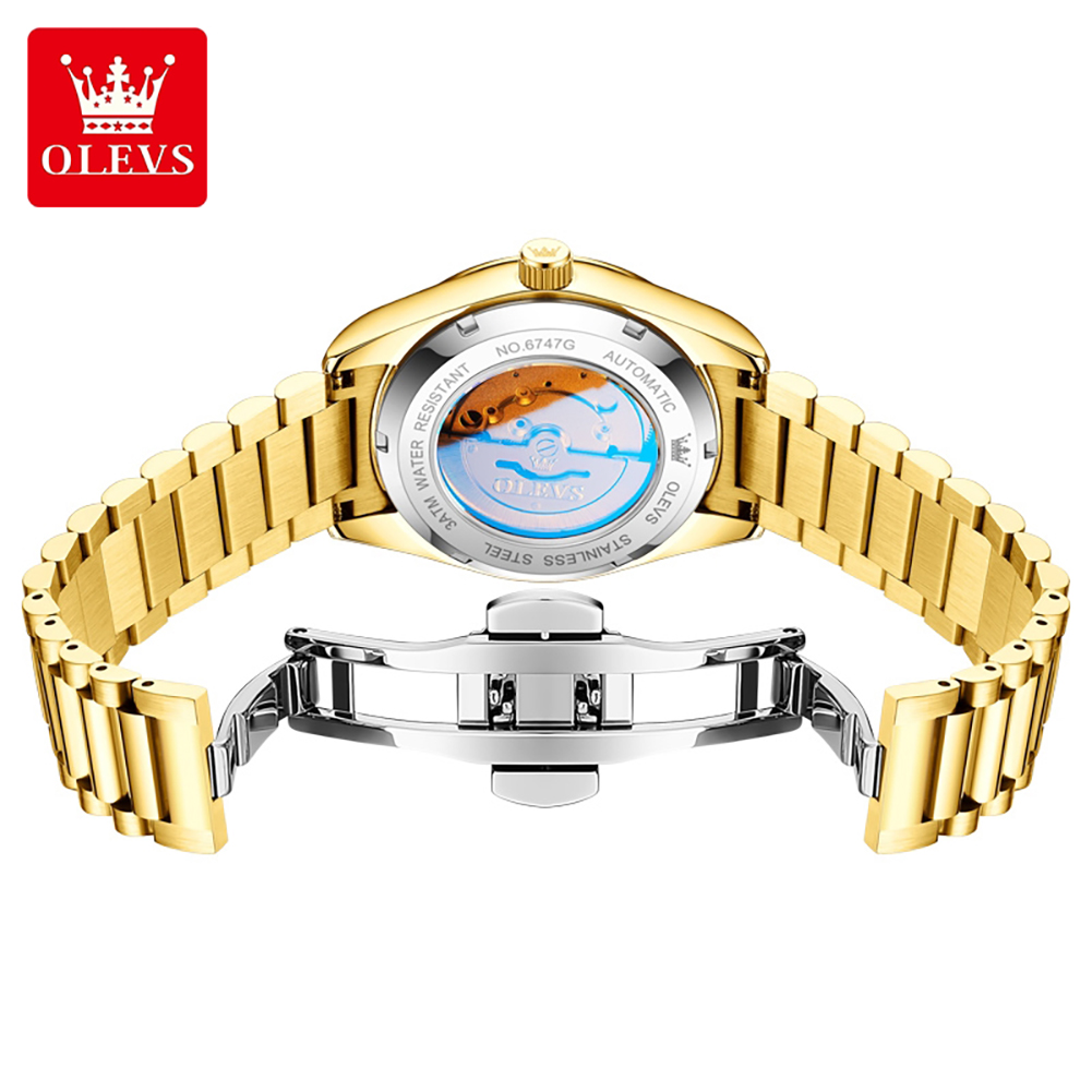 Montre homme OLEVS 6747, marqu - Mens Mechanical Watch avis et prix