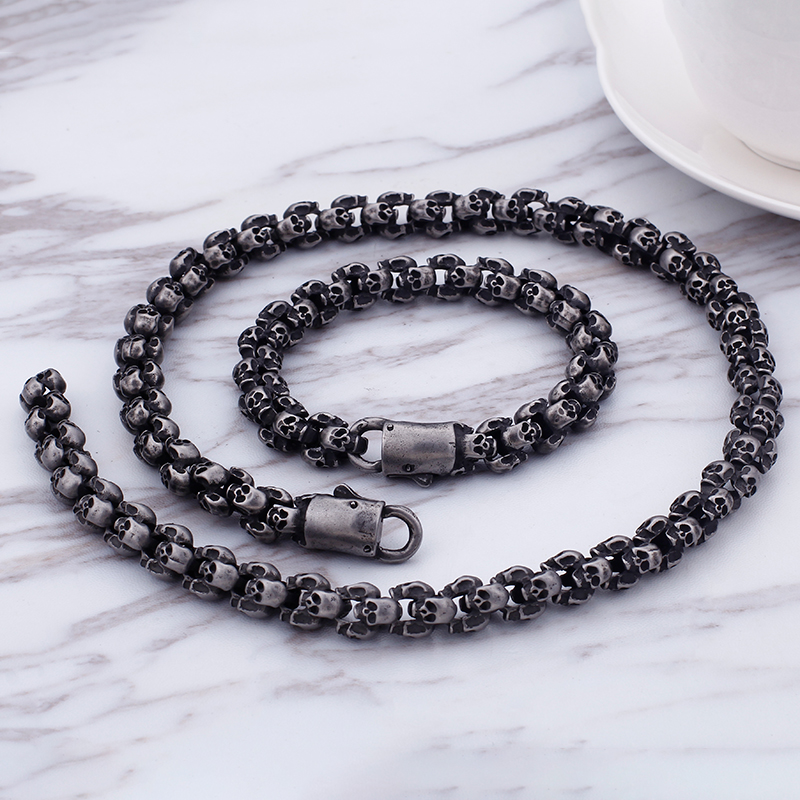Kalen Punk 22.5 cm Long Mat Cr - Gothic Skull Ring avis et prix